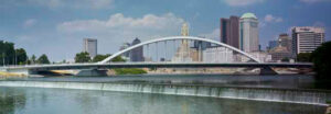 DLZ designed the Main Street Bridge in Columbus, Ohio.