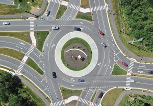 This City of Carmel roundabout design is one of hundreds completed by DLZ