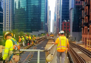 DLZ's CTA Green Line Survey included static and mobile lidar services.