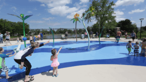 City of Parma Ridgewood Lake Park Splash banner