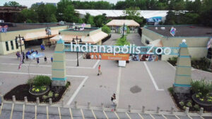 Indianapolis zoo banner