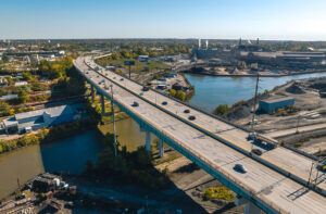 DLZ I490 Bridge Over Cuyahoga River